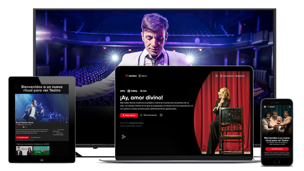 La nueva versión web de la plataforma de Teatrix.