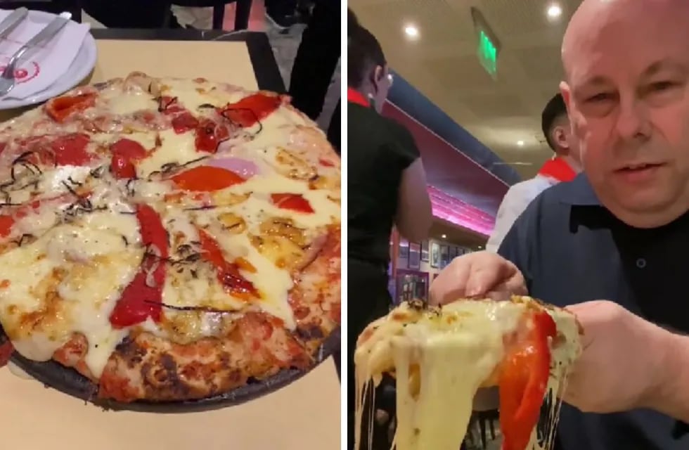 Un influencer estadounidense fue a una popular pizzería de Argentina y en la reseña cometió un error que no le dejaron pasar. Foto: captura.