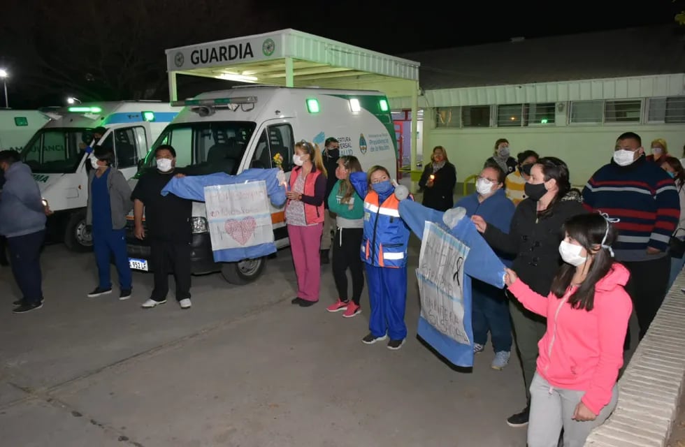 Conmovedor último adiós a Susana, la enfermera de Lavalle que murió por Covid-19 - Gentileza / Juan Ríos