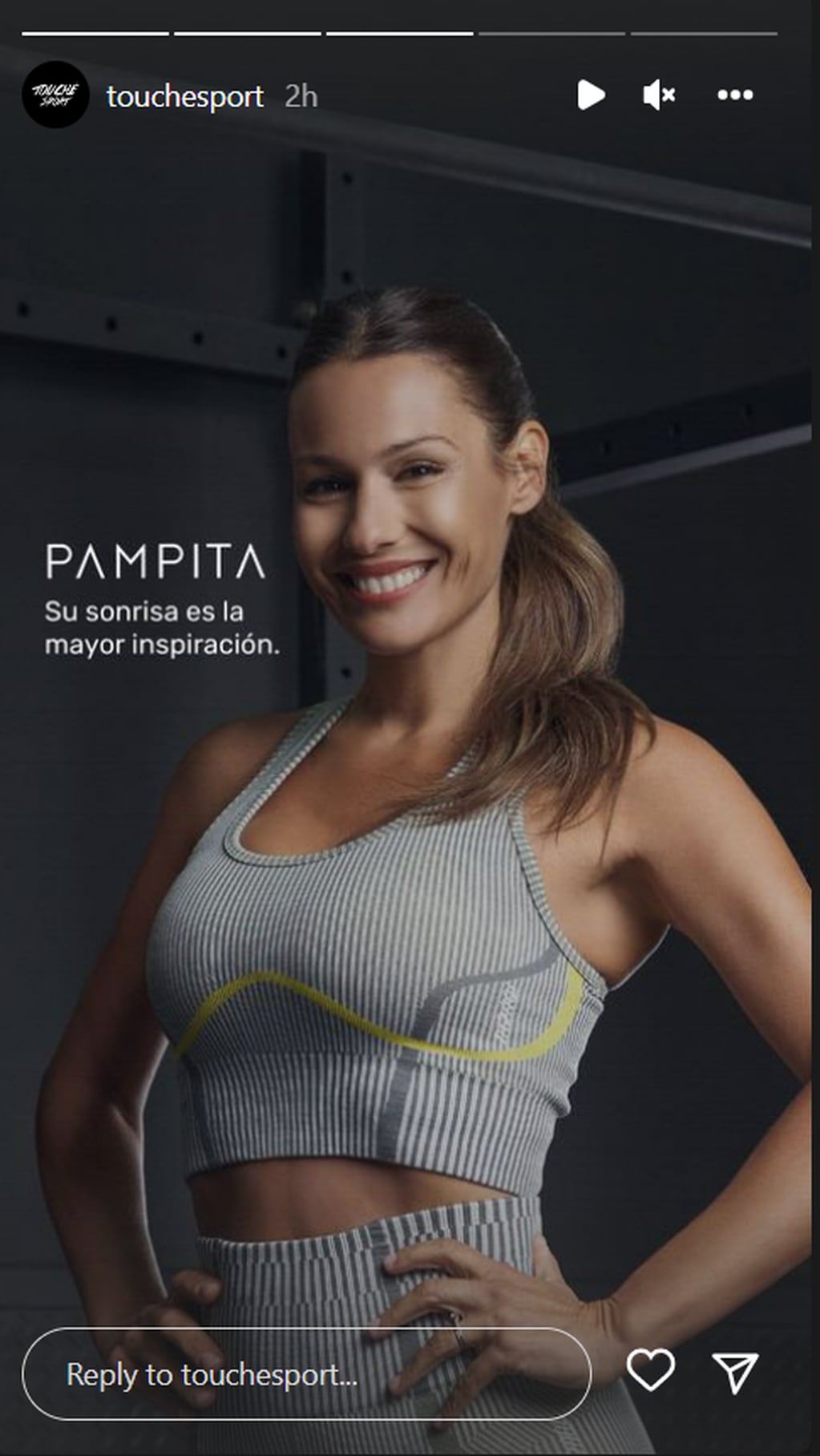 Pampita es la nueva cara de una marca que dejó la China