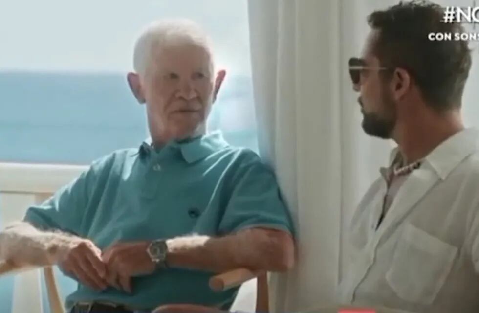 El video de David Bisbal en una charla súper emotiva con su padre con Alzheimer. Captura del video.