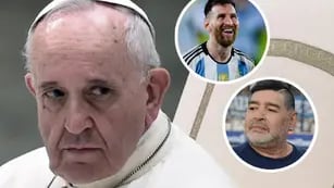 Al papa Francisco le dieron a elegir entre Messi y Maradona y su respuesta desconcertó a todos
