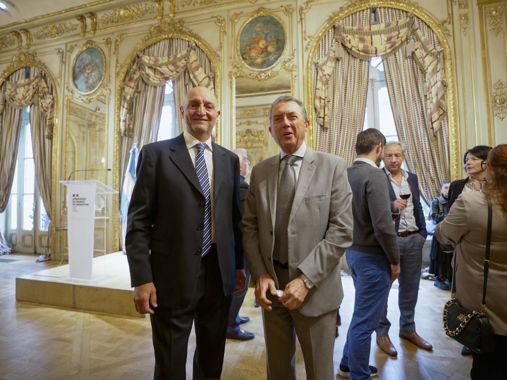 Arturo Yaciófano, director general Sitevinitech 2024 y Daniel Afione, presidente del INTI.