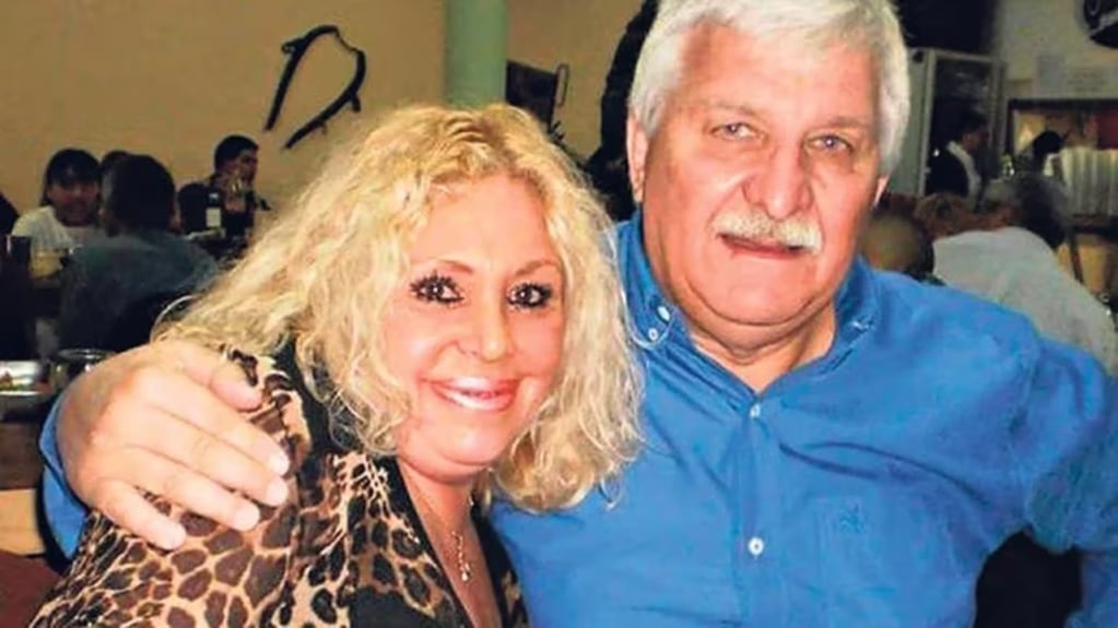 Stella Maris Sequeira junto a su esposo y femicida, Ruben Carrazone. Foto: Gentileza.
