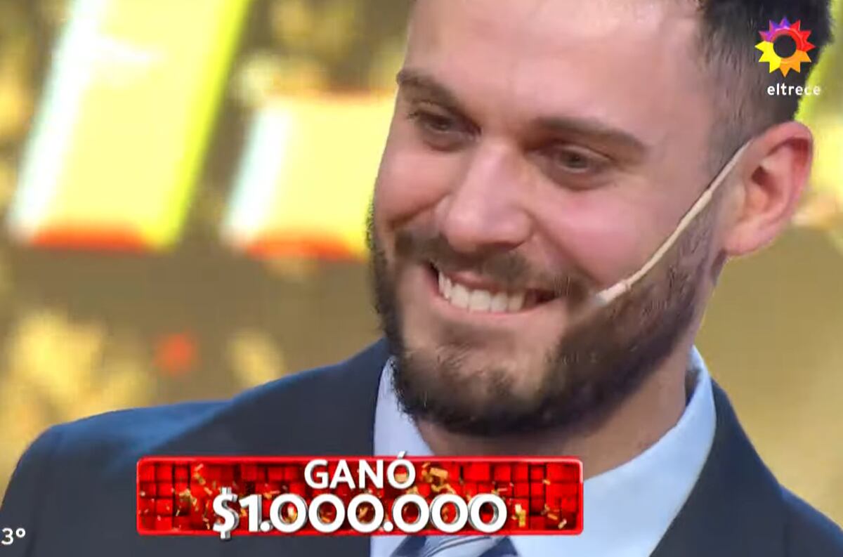 Franco, el mendocino que ganó el millón en el programa de Guido Kaczka