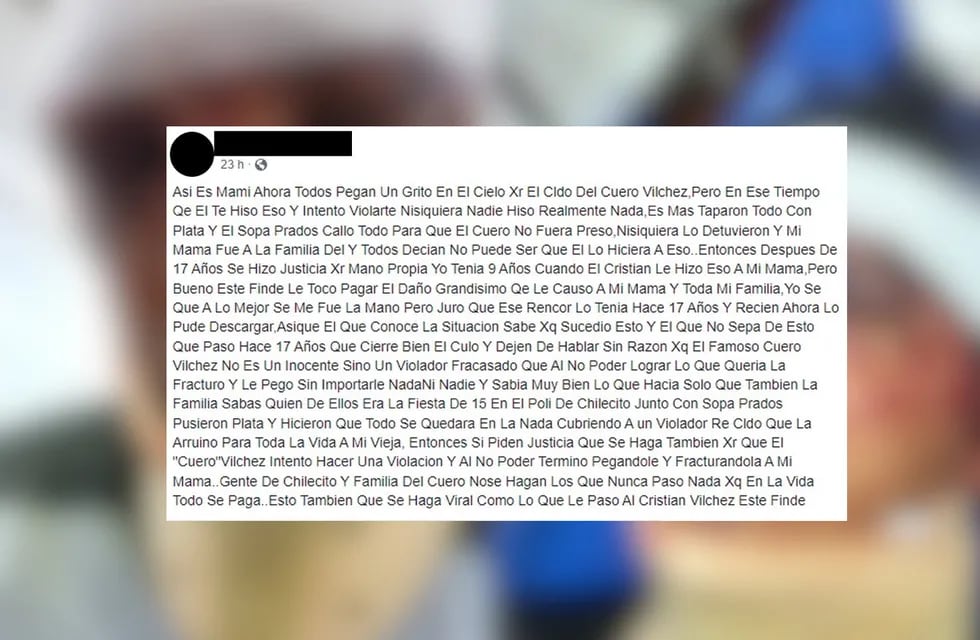 Un hombre recibió una brutal golpiza en San Carlos y ahora investigan un posteo de Facebook que revelaría el motivo del ataque.