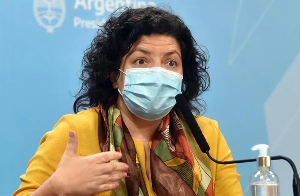 La ministra de Salud, Carla Vizzotti. (Archivo)
