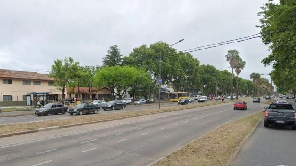 Avenida Rondeau al 3900 del barrio La Florida. Foto: Google Street View.