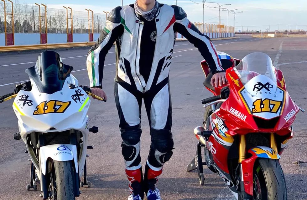 El mendocino Franco Pandolfino se fue a correr en el Superbike de Brasil.