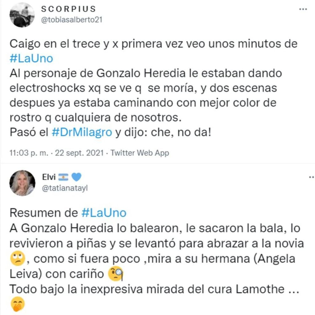 Gonzalo Heredia fue criticado por su rol en la ficción "La 1-5/18" y respondió con ironía