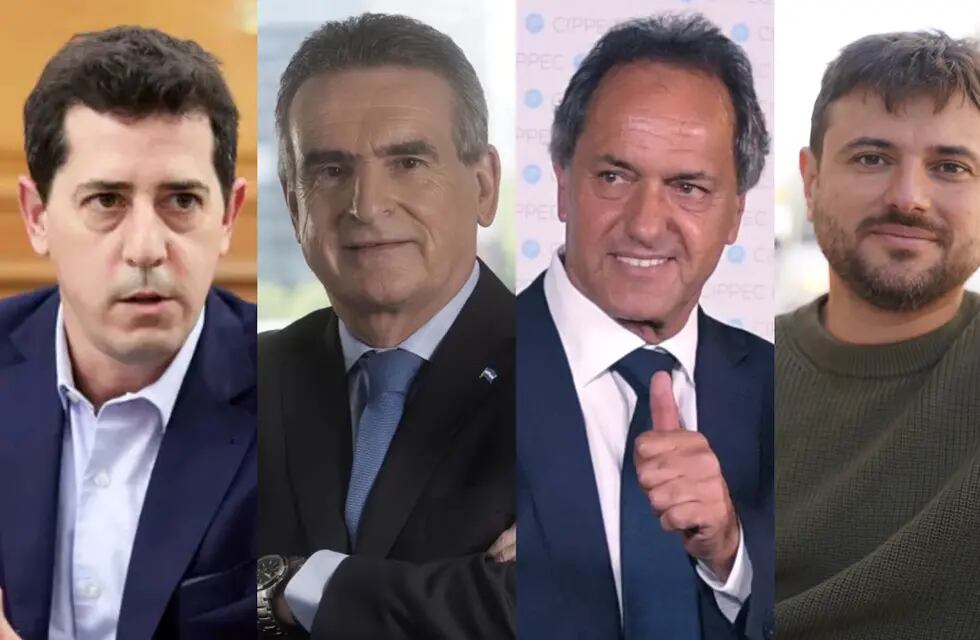 Eduardo 'Wado' de Pedro, Agustín Rossi, Daniel Scioli y Juan Grabois son algunos de los precandidatos presidenciales del Frente de Todos.
