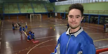 La historia de Rodrigo Moyano, el chico con síndrome de Down que debutó en los torneos oficiales de Fefusa como guardameta.
