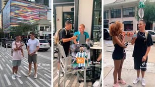 Un tiktoker consultó en las calles de Miami si conocían a Lionel Messi