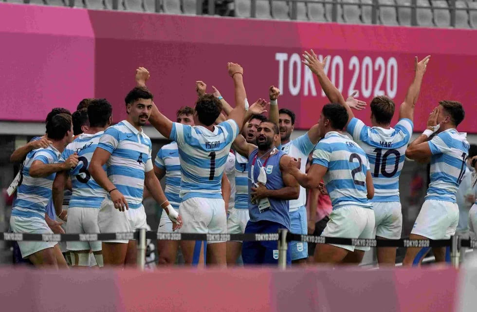 El seleccionado argentino de rugby seven se quedó con la medalla de bronce en los Juegos Olímpicos. (AP)