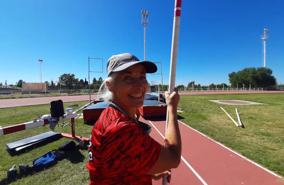 Nené, entrenadora de atletismo de Mendoza. / Los Andes