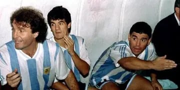 Maradona y el Burrito Ortega