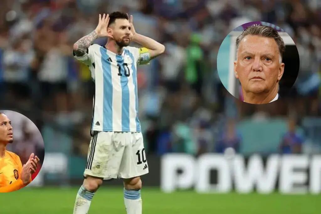 Luego del ataque de Van Gaal contra la Selección Argentina, Virgil Van Dijk defendió a Messi: “No lo comparto”