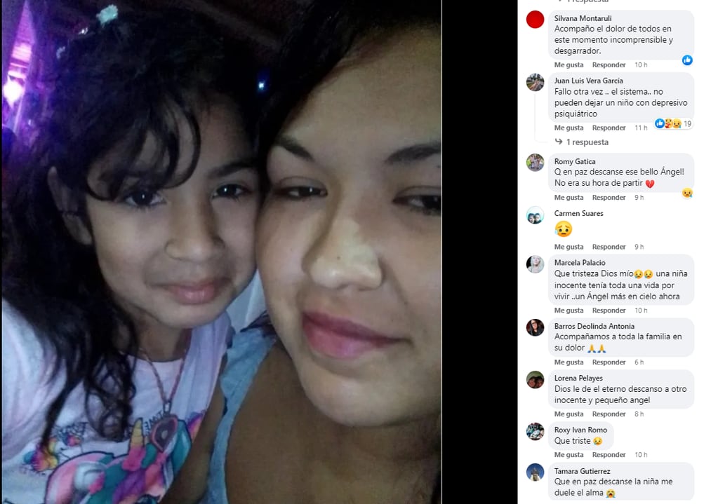 Marisol Jofré (26) asesinó a su pequeña hija y luego se quitó la vida.