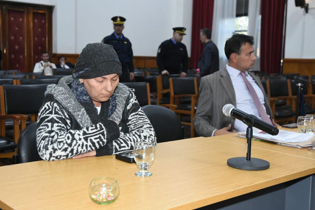 Carlos Moyano -defensor de Caccia- durante el juicio por jurados en que resultó absuelta Claudia Cortez. 