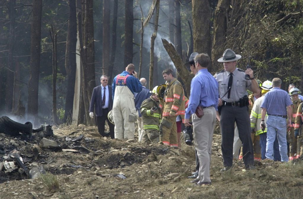 Shankville, Pensilvania, donde se estrelló el vuelo 93 de United Airlines - AP  