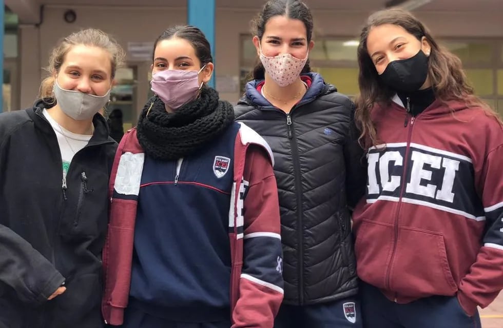 Augstina Degiorgis, Lucía Sarcinella, Candela Clemente y Mía Marino encabezan la campaña Donando Vidas, desde el ICEI, para concientizar sobre la donación de sangre.