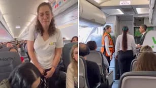 Indignante: Una joven entra en crisis y debe ser socorrida por los pasajeros del vuelo