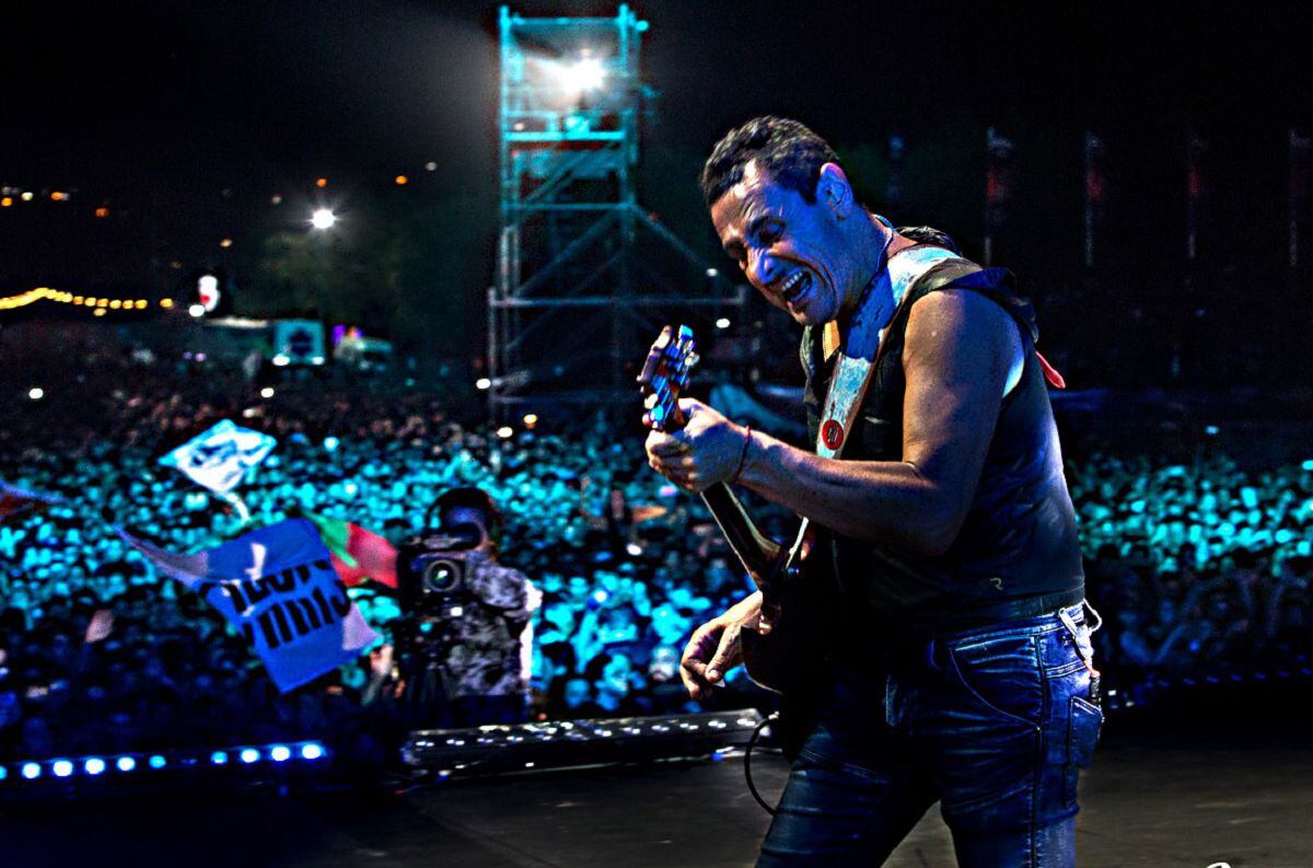 Ricardo Mollo, vocalista y guitarrista de Divididos (Nacho Arnedo / Prensa Divididos)