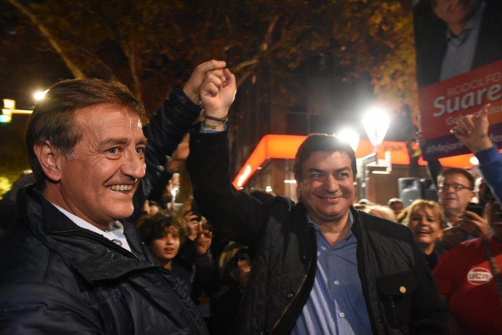 El gobernador Rodolfo Suarez y Omar De Marchi, enfrentados por la aplicación de la RTO en Mendoza.
