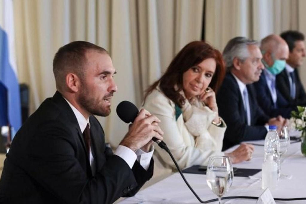 Martín Guzmán, ministro de Economía, y la vicepresidenta Cristina Kirchner - 