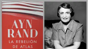 Ayn Rand, autora de "La rebelión de Atlas", uno de los libros en que se inspira Javier Milei