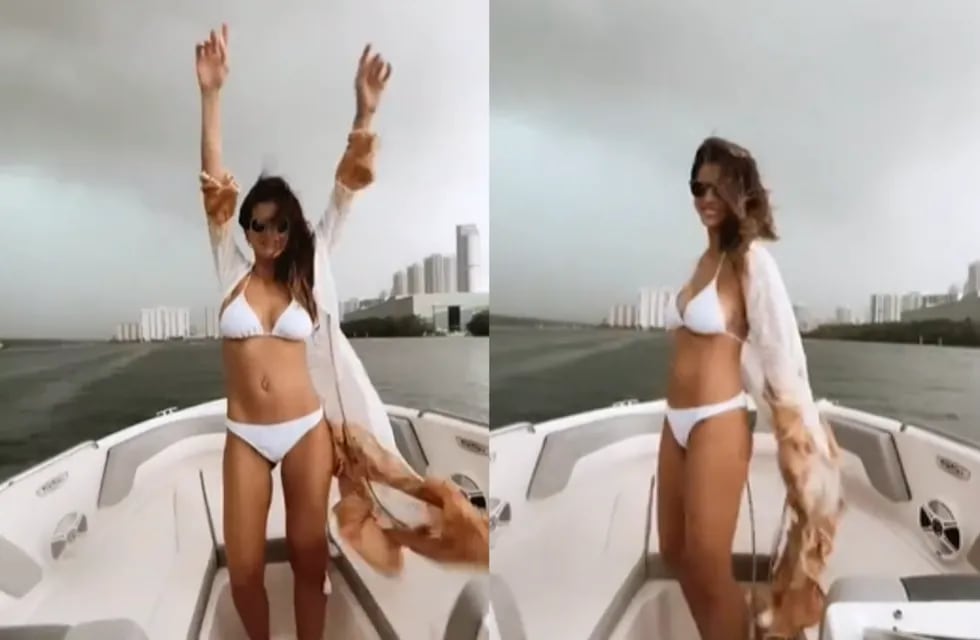 En medio de rumores de embarazo, la China Suárez se mostró en bikini