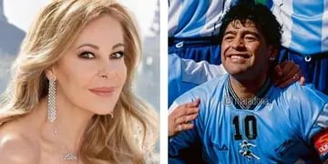 Diego Maradona y Ana Obregón