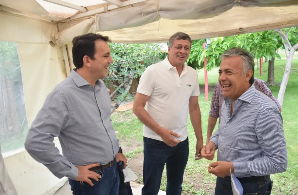 Tadeo García Zalazar, Daniel Orozco y Alfredo Cornejo participaron del encuentro en Tupungato.