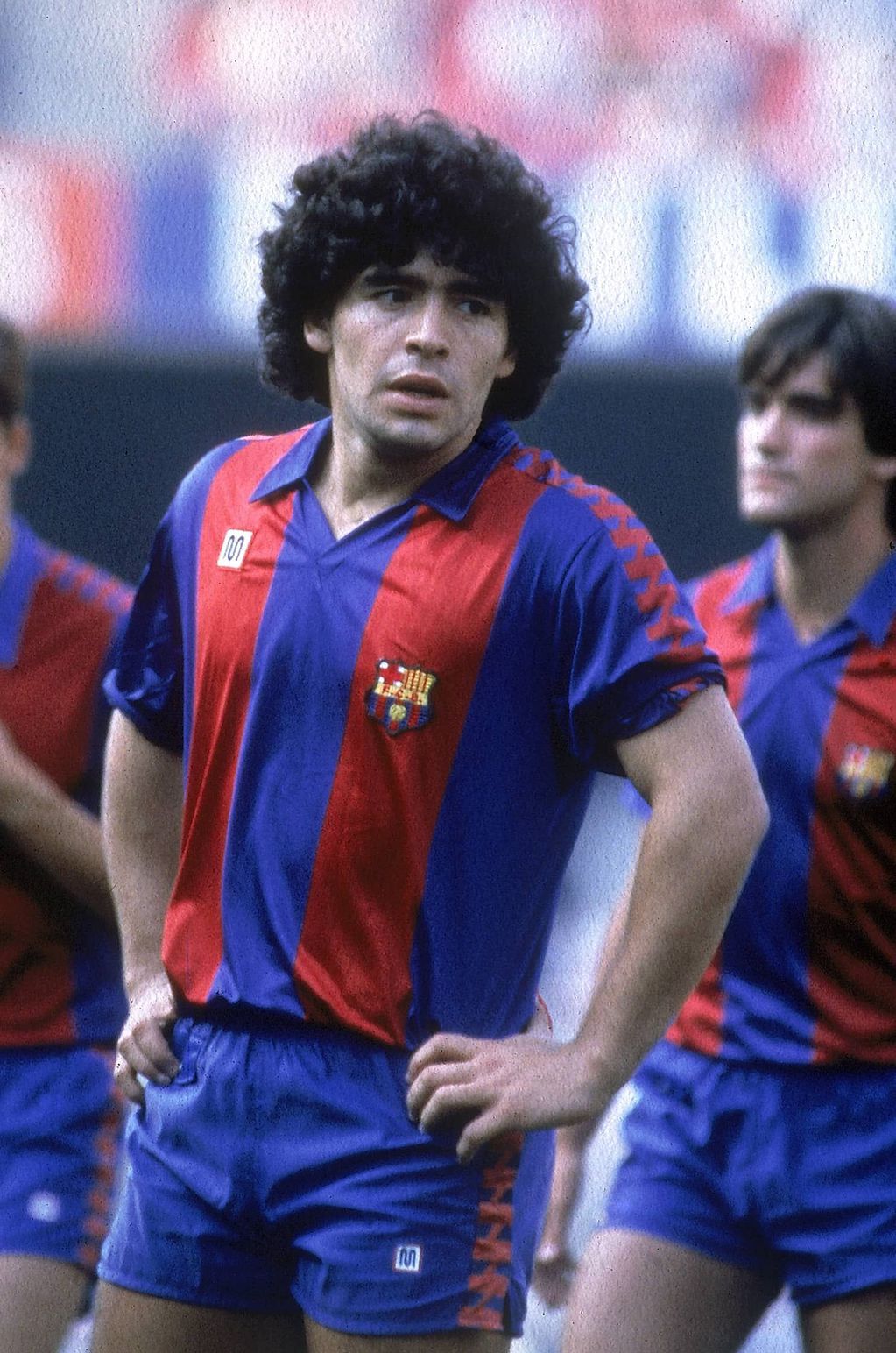 Diego Maradona ganó 3 títulos en el Barcelona.