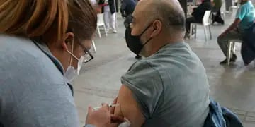 Vacunación en el Parque Central