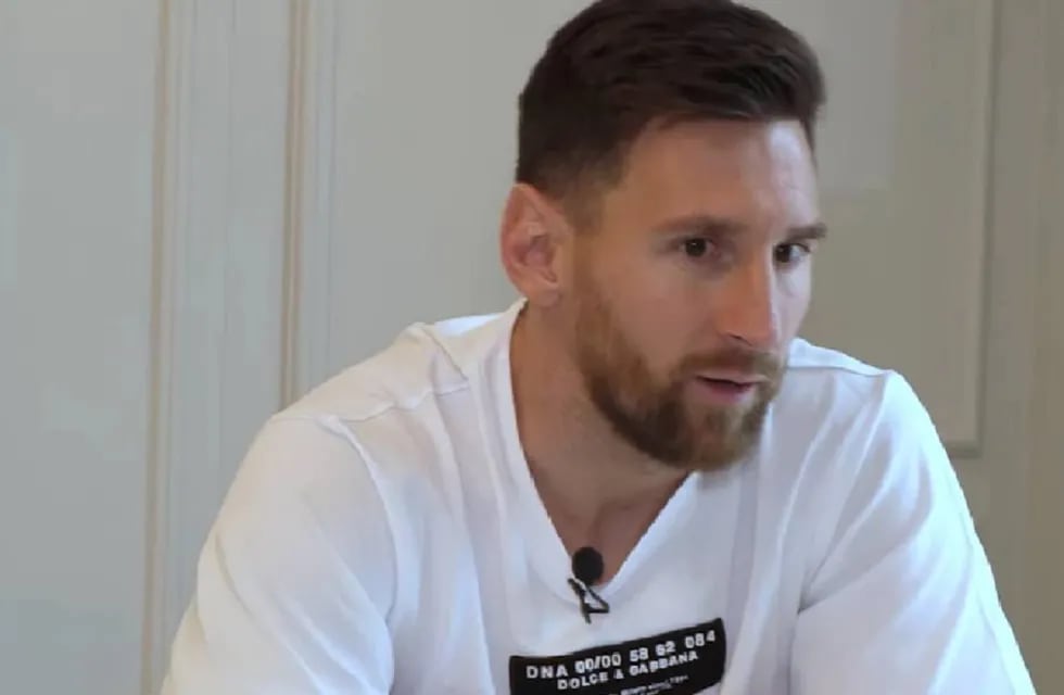 Entrevista de Lionel Messi con Diario Sports de España. / Gentileza