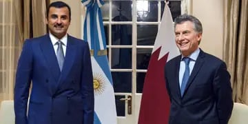 Mauricio Macri y el Emir de Qatar