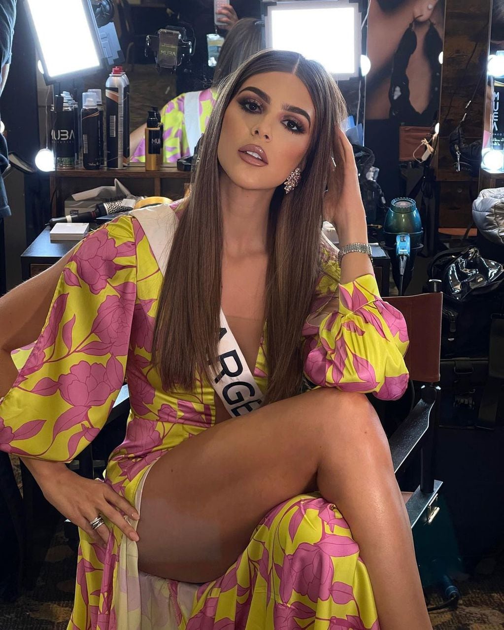 La modelo argentina tiene posibilidades de ser electa como Miss Universo.