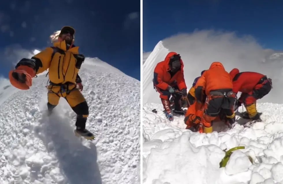 Varios alpinistas quedaron atrapados tras una serie de avalanchas que ocurrieron en el cerro Manaslu. Hasta el momento hay un muerto.