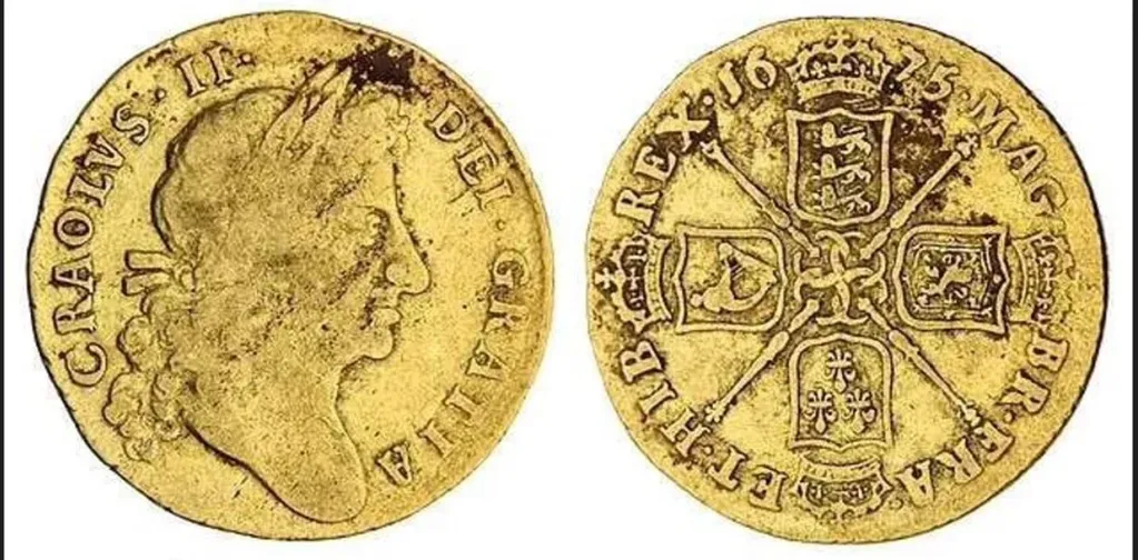 La única moneda de Brasil que encontraron. Creen que circuló por Inglaterra en la década de 1720. (Clarín)