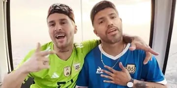 Recrearon la canción del Mundial con las caras de Messi y el Kun Agüero