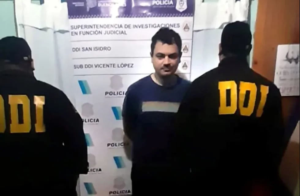 Santiago Tomás Mazzini fue detenido este viernes durante un allanamiento en la vivienda de un hermano.