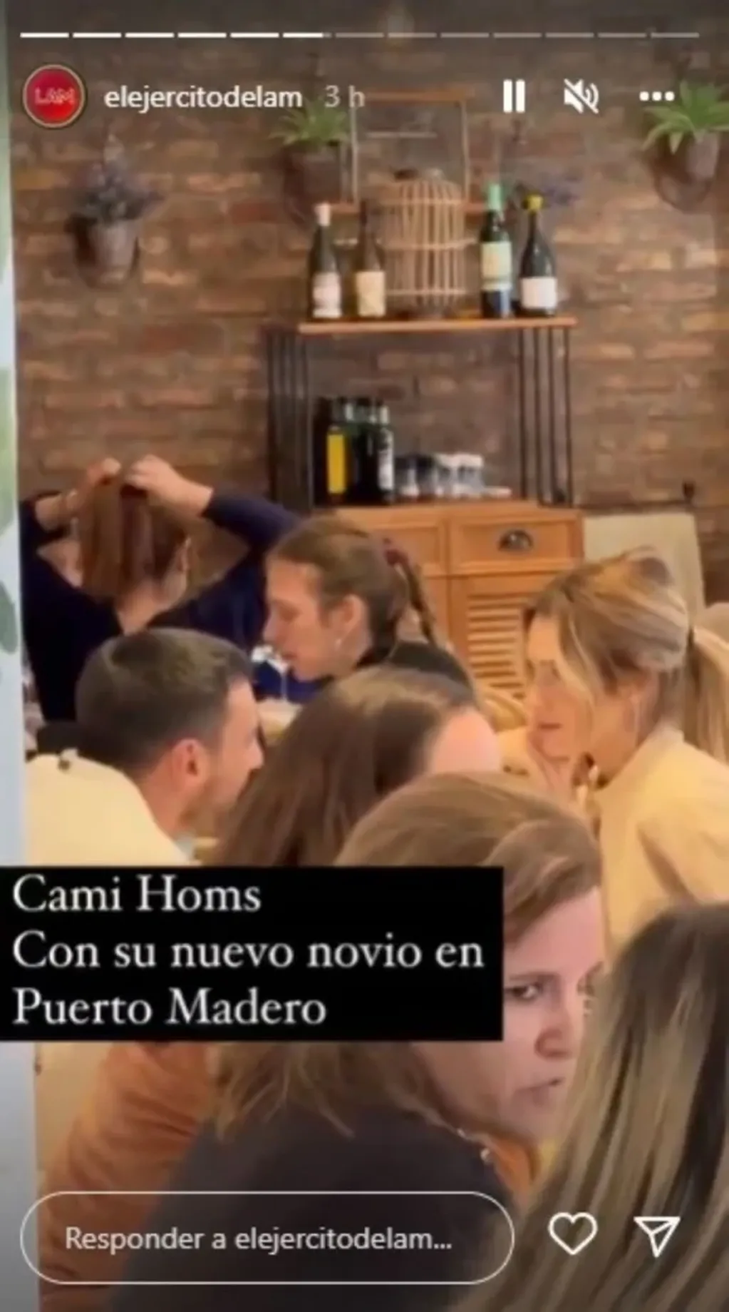 Las fotos de Camila Homs y su supuesto novio.