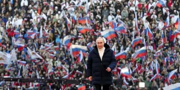 Récord de imagen positiva para Putin en Rusia tras la invasión a Ucrania