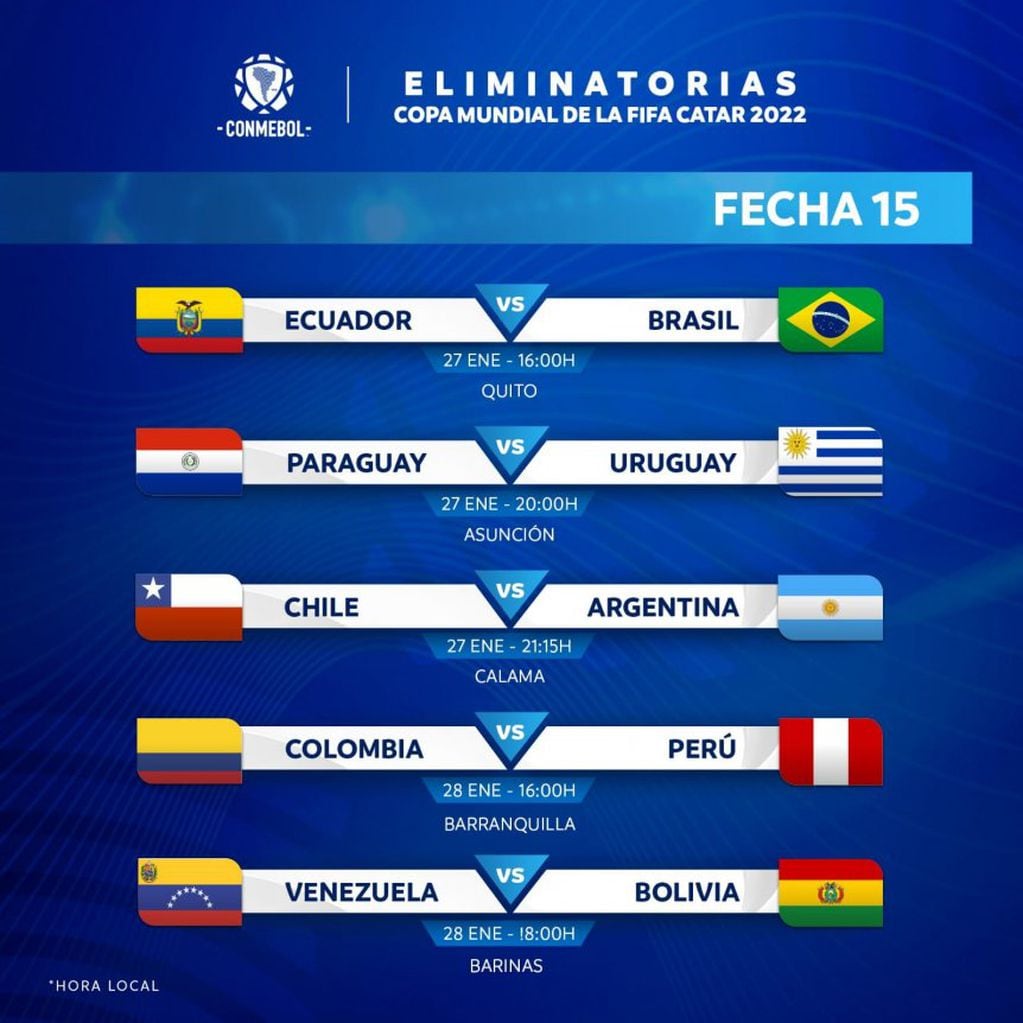 Eliminatorias Sudamericanas / Gentileza.
