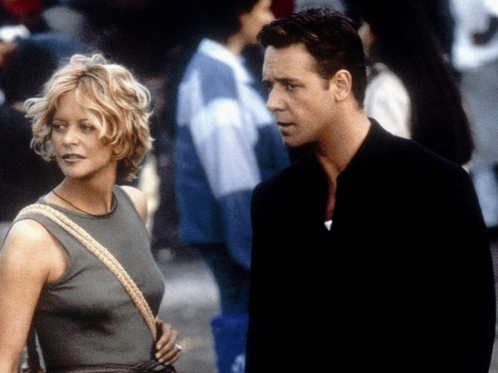 Meg Ryan y Russell Crowe en "Prueba de vida", en el año 2000