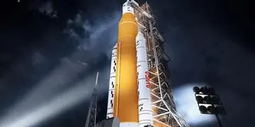 Cohete de la misión Artemis 1