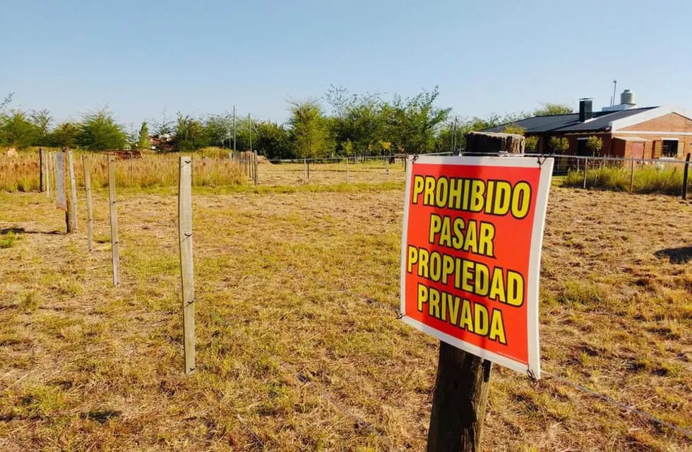 El Gobierno busca recuperar terrenos usurpados. Imagen ilustrativa
