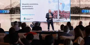 Guzmán ante empresarios del sur argentino