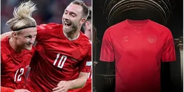Dinamarca estrenará una camiseta con un diseño como símbolo de protesta por la discriminación en el Mundial de Catar